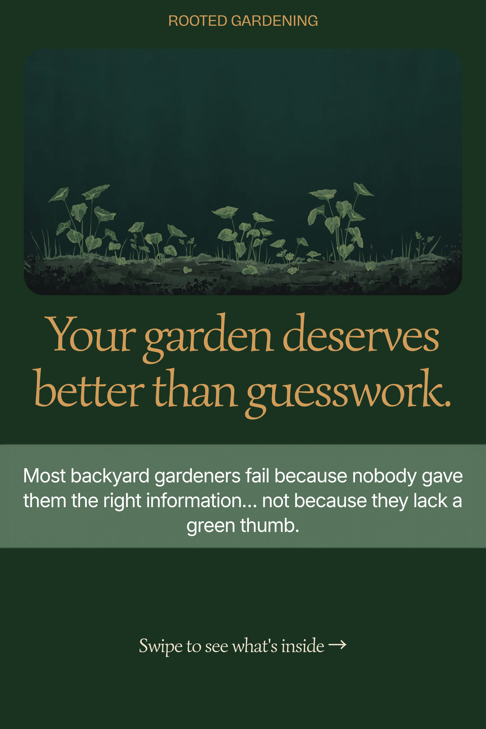 Backyard Harvest Blueprint — your garden deserves better