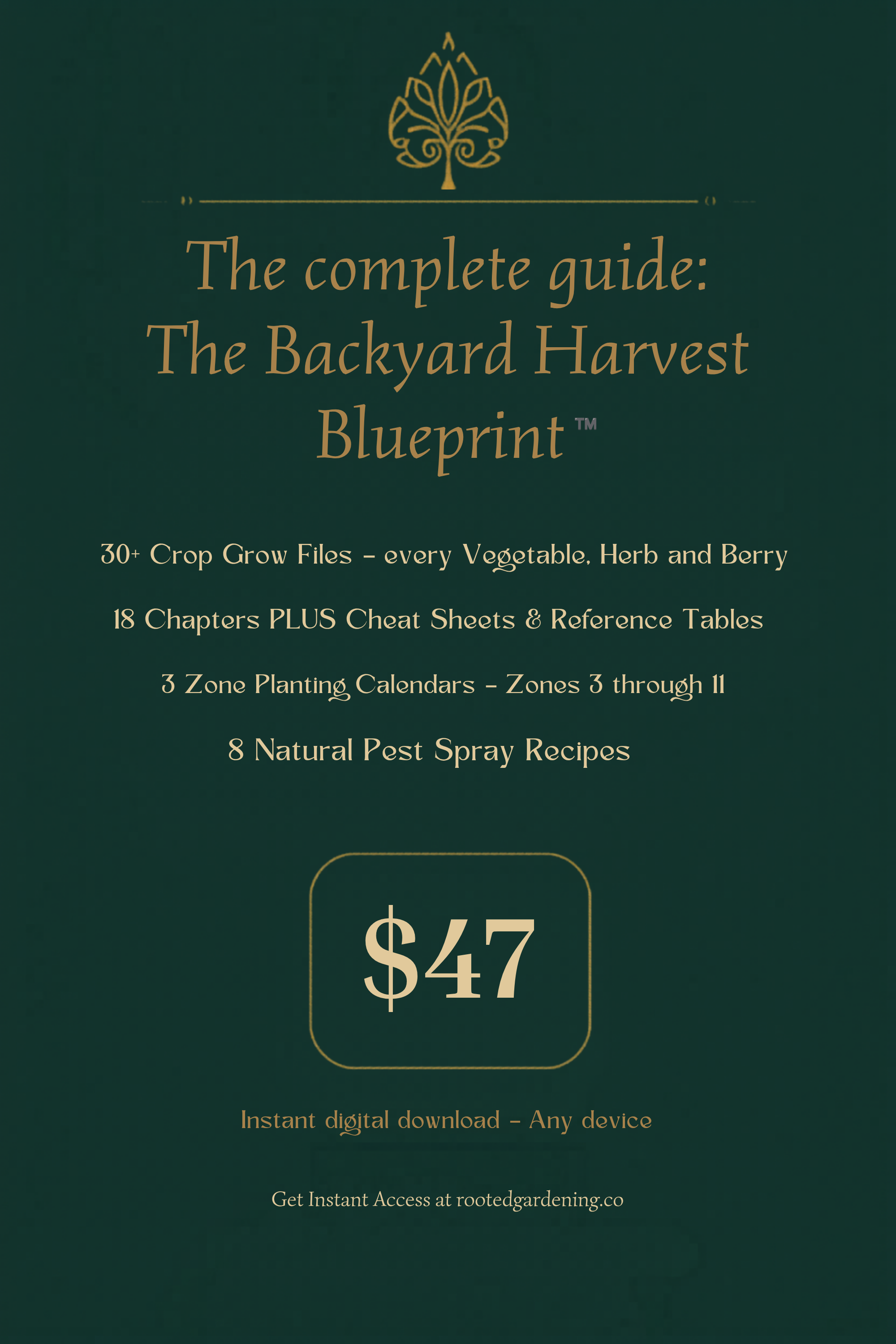 Backyard Harvest Blueprint — pricing